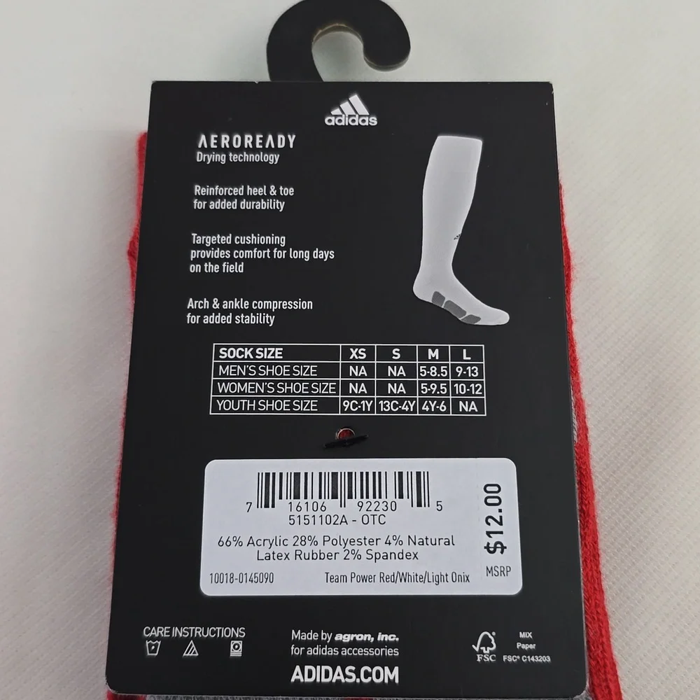 adidas Baseball Over The Calf Socks Size: XS